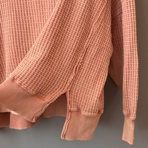 🎅 3/$15 American Eagle Pink Waffle Knit Sweater - Picture 6 of 12